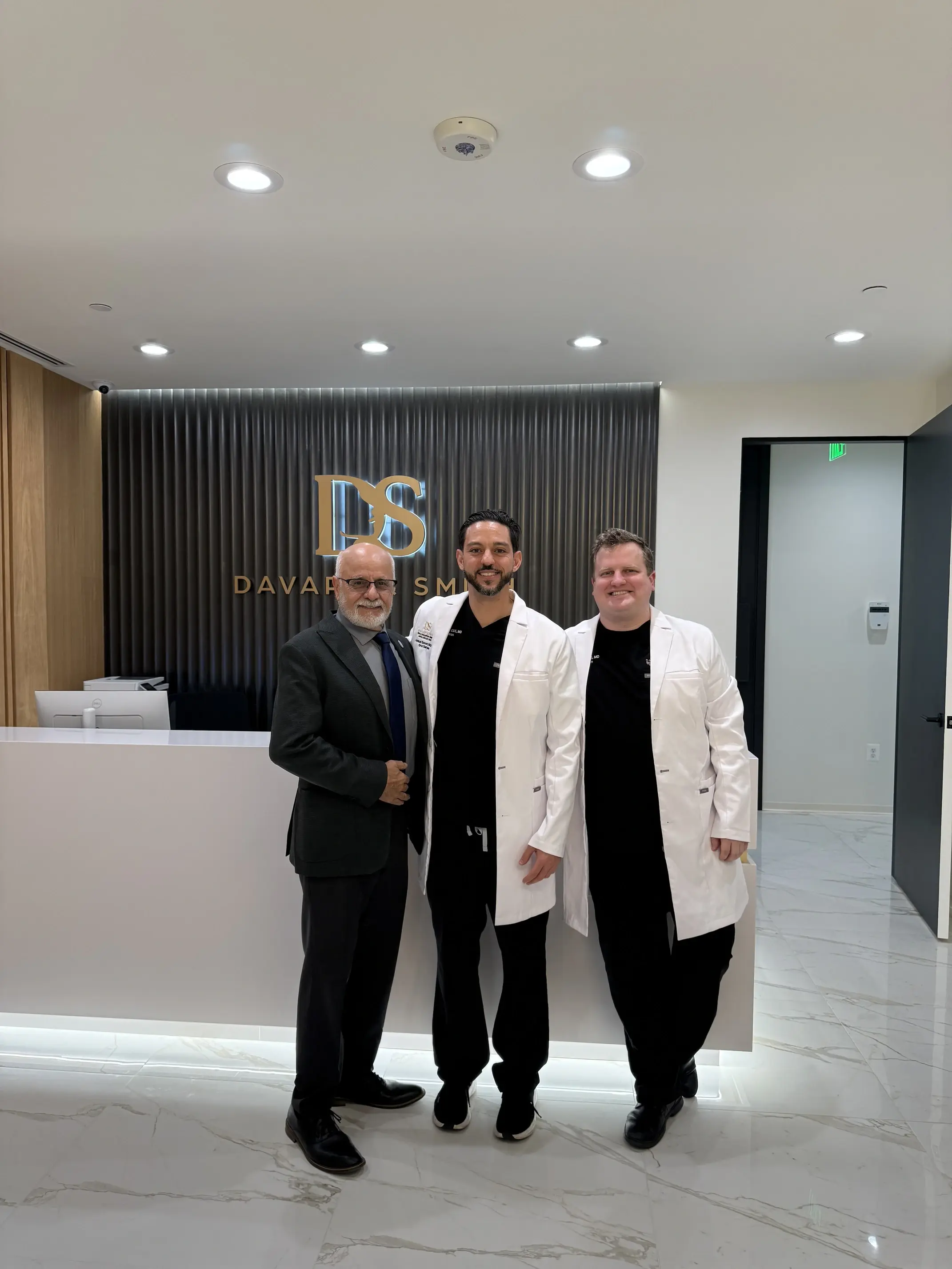 Dr. Davary and John Dr. Davary and John