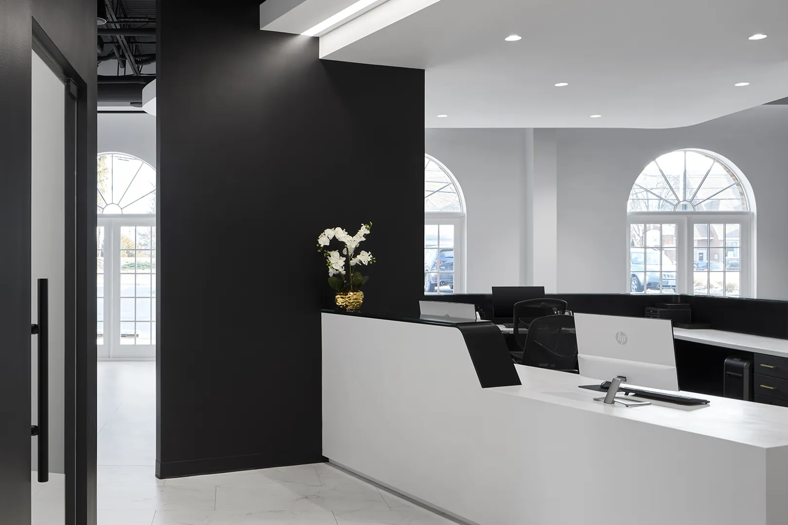 Costa Family Dentistry: view behind front desk