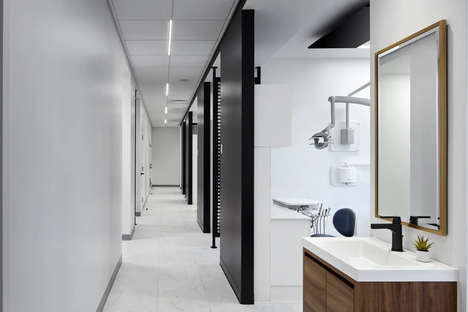 Costa Family Dentistry: back hallway