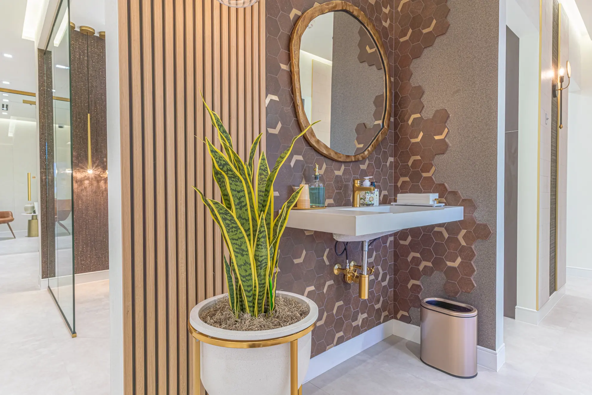 Posh Smiles dental practice — sink station