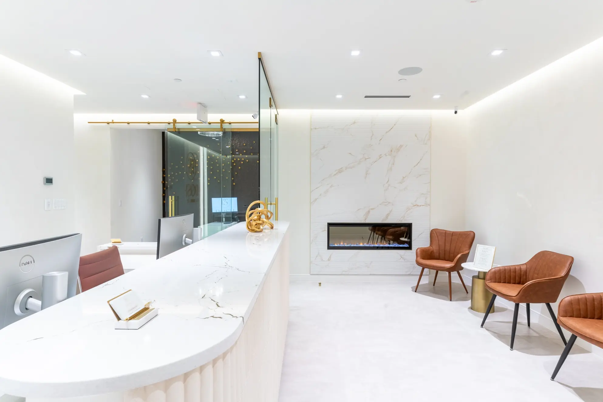 Posh Smiles dental practice — lobby