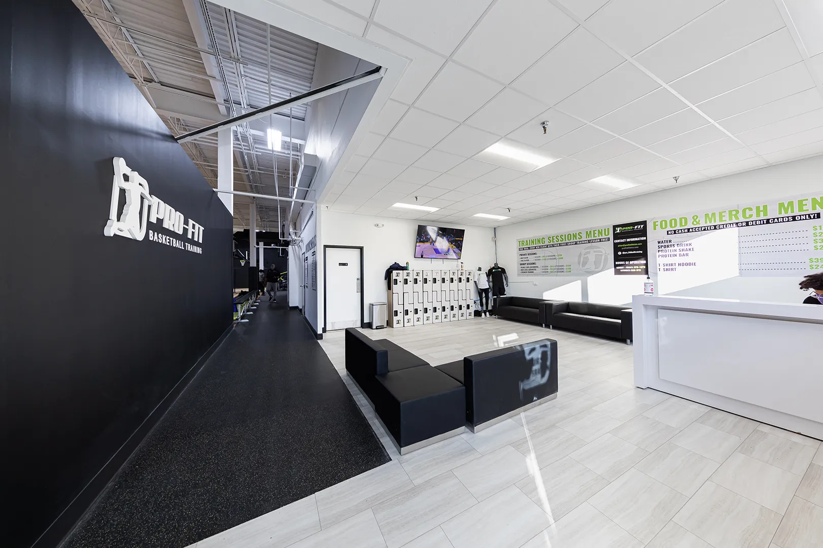 Pro-Fit Basketball Academy: gym entrance