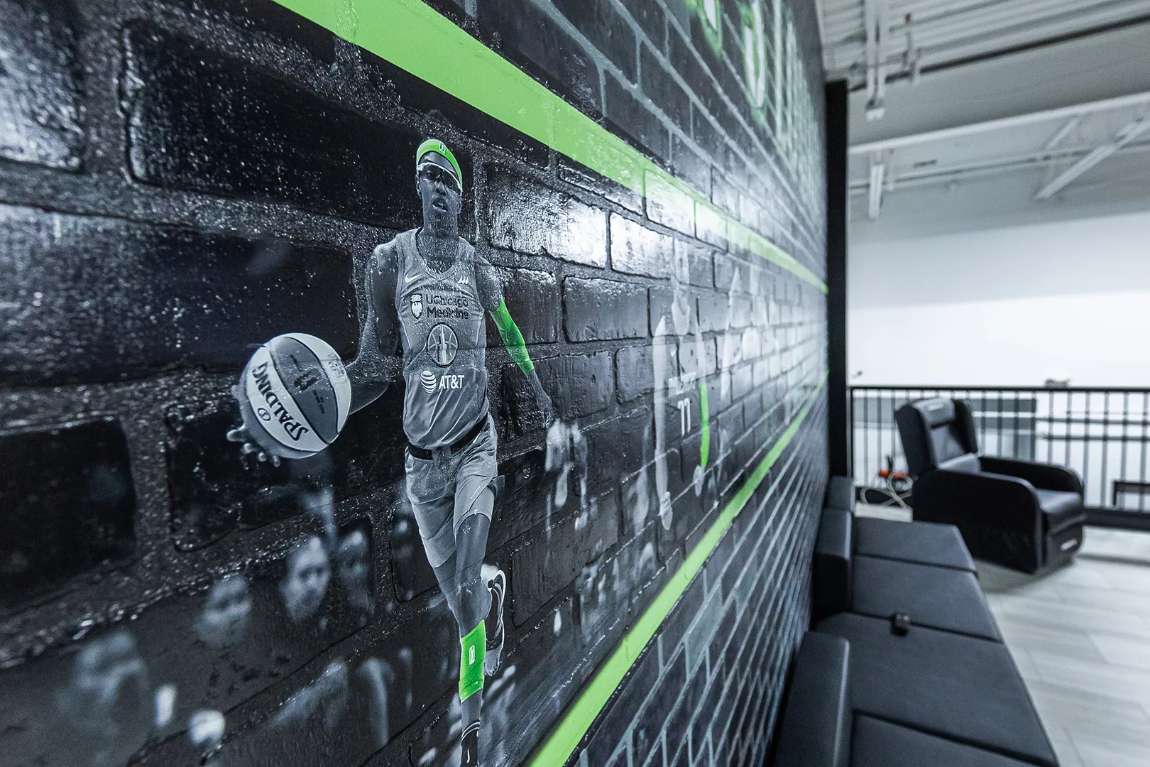 Pro-Fit Basketball Academy: branded interior