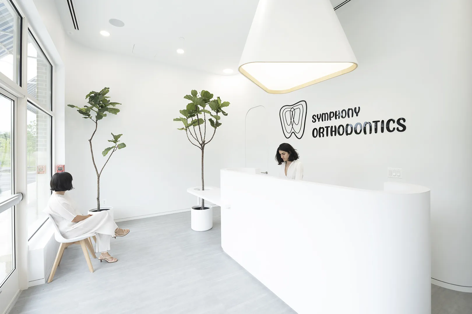 Symphony Orthodontics: front desk