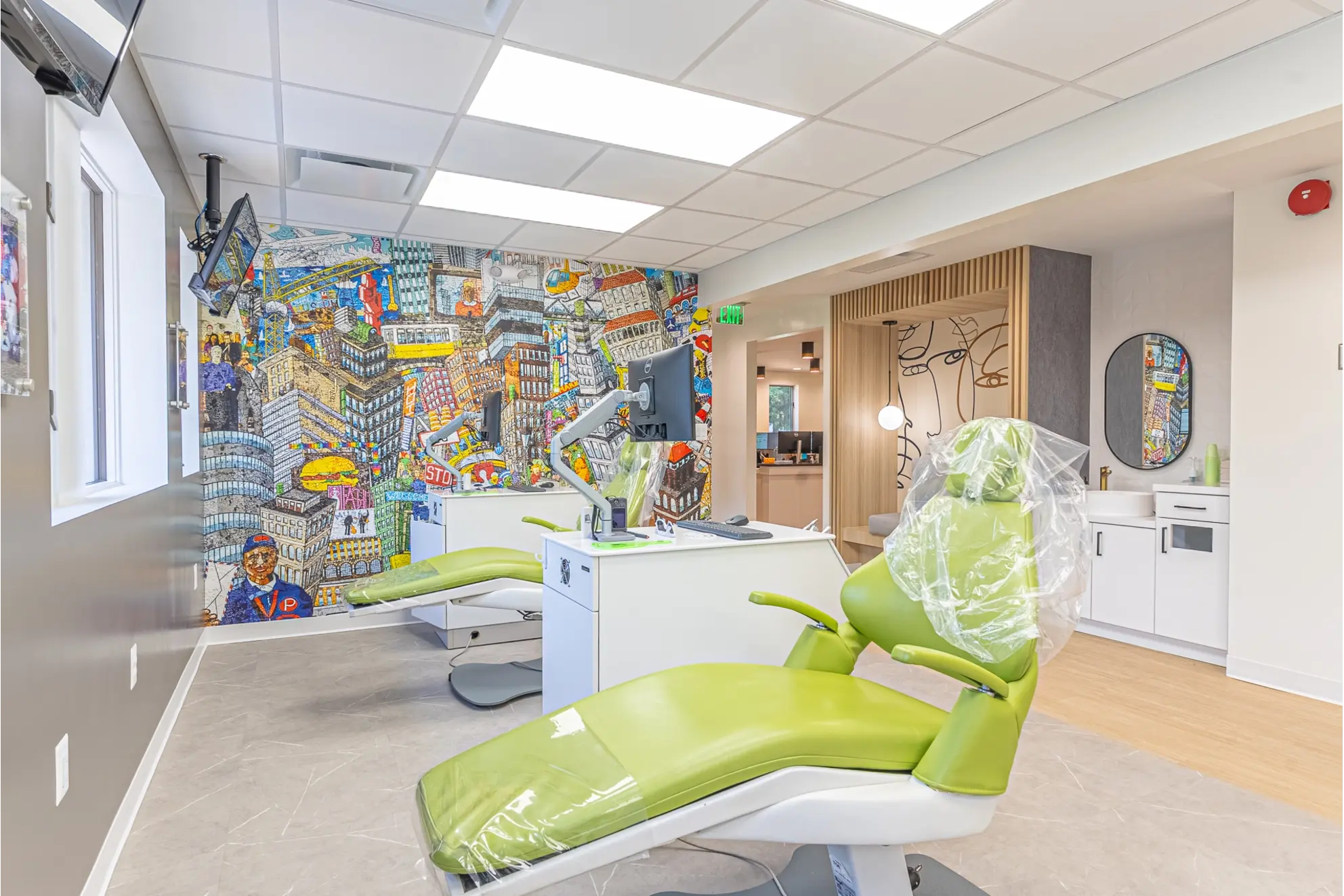 The McLean Orthodontist orthodontic chair and operatory